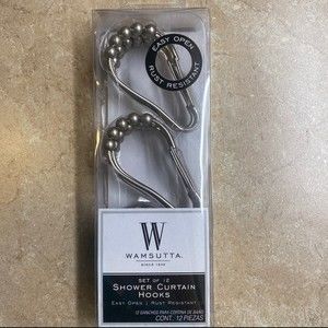 Wamsutta shower curtain hooks